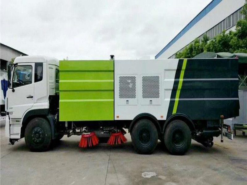 洗掃車在道路上是怎么打掃的