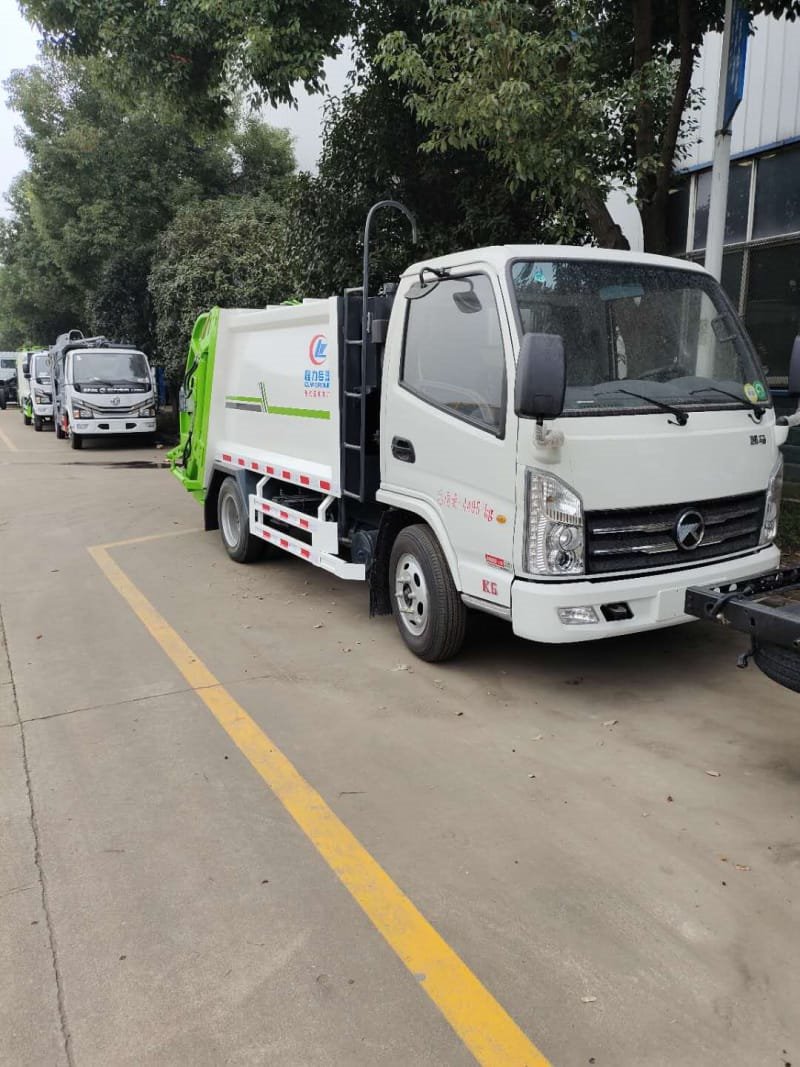 【國六】凱馬藍牌壓縮式垃圾車