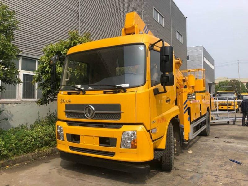 適合路燈檢修的國六20米直臂式升降車