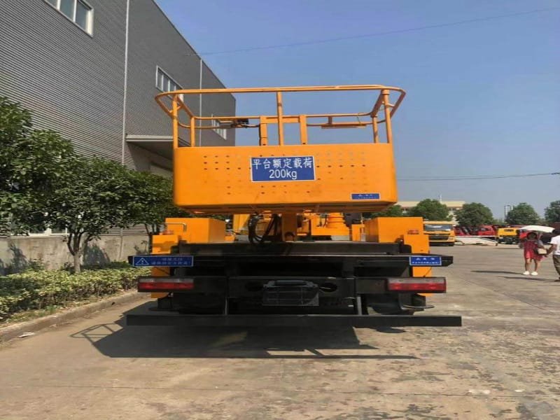 適合路燈檢修的國六20米直臂式升降車