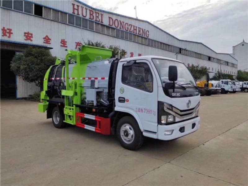 【國六】東風(fēng)多利卡方罐6方餐廚垃圾車
