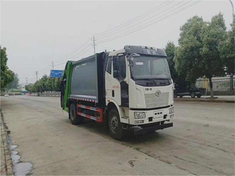 國六解放14方壓縮垃圾車宣布投放市場