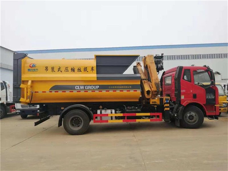 什么是吊裝式壓縮垃圾車