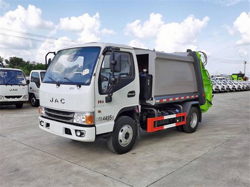 賣得好的國六江淮康鈴H3后掛桶壓縮垃圾車