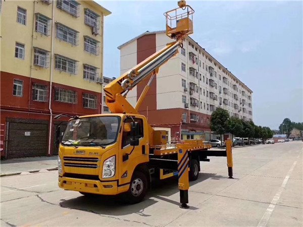 國六江鈴22米直臂式高空作業(yè)車