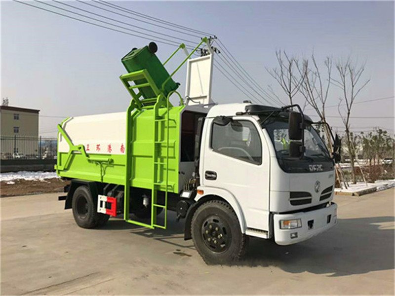 國六大多利卡10方側(cè)掛桶壓縮垃圾車12月年底狂歡價