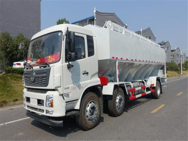 15噸東風(fēng)天錦前四后四散裝飼料車廠家報(bào)價(jià)30萬(wàn)