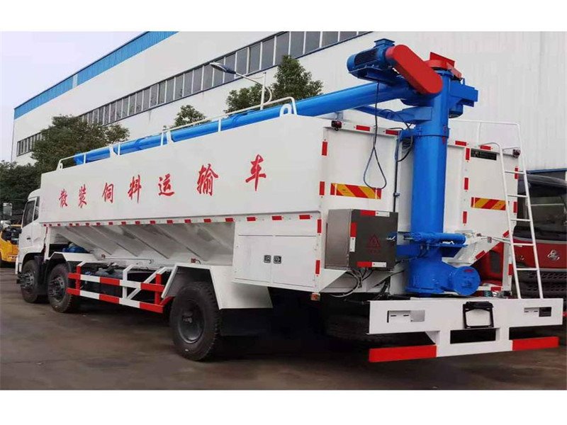 陜汽軒德散裝飼料車程力廠家價(jià)格實(shí)在