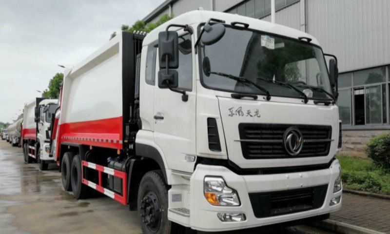 東風天龍壓縮垃圾車2021新報價