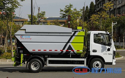 東風(fēng)福瑞卡藍(lán)牌壓縮垃圾車價(jià)錢多少廠家直銷壓縮垃圾車