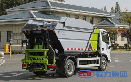 東風(fēng)福瑞卡藍(lán)牌壓縮垃圾車價(jià)錢多少廠家直銷壓縮垃圾車