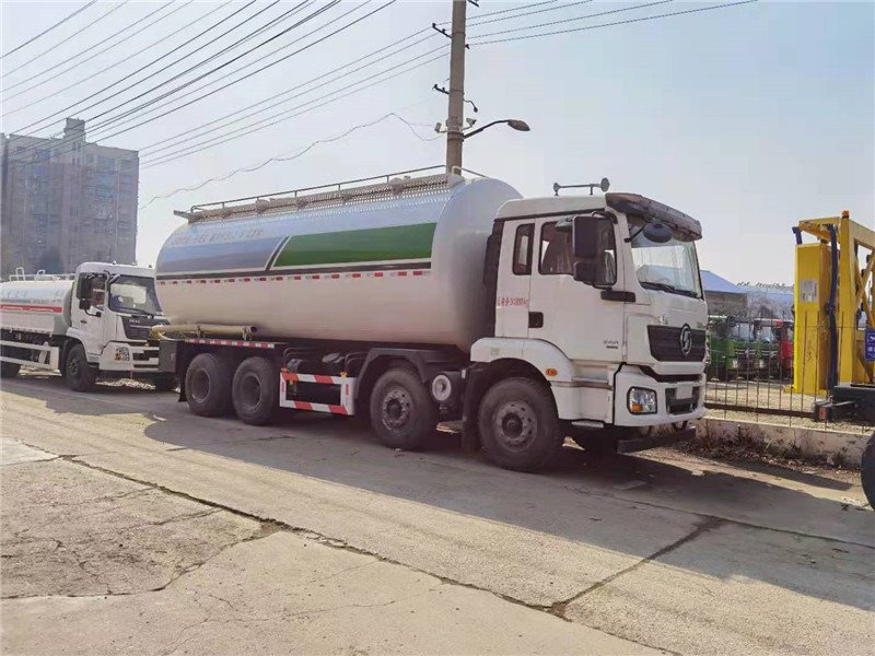 長葛干混砂漿車與背罐車配套專用