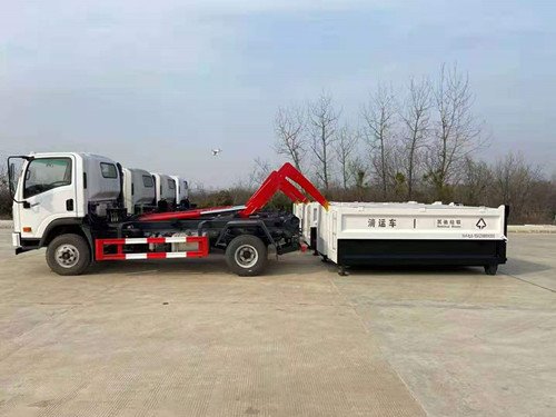 程力大運國六車廂可卸式垃圾車價錢多少可卸式垃圾車