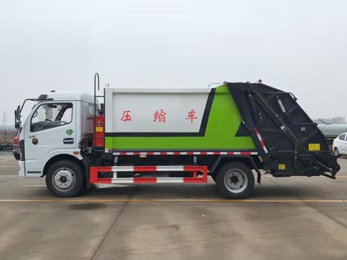 東風(fēng)凱普特壓縮垃圾車價錢多少壓縮垃圾車