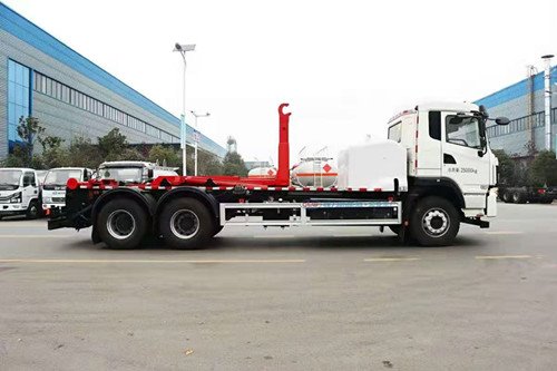 比亞迪T9后雙橋新能源純電動車廂可卸式垃圾車價錢垃圾車