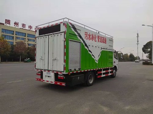 東風(fēng)福瑞卡污水凈化車也叫化糞池處理車價(jià)錢污水凈化車