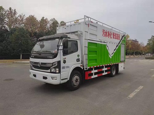 東風(fēng)福瑞卡污水凈化車也叫化糞池處理車價(jià)錢污水凈化車