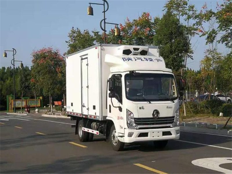 陜汽德龍藍(lán)牌國(guó)六冷藏車廠家報(bào)價(jià)低