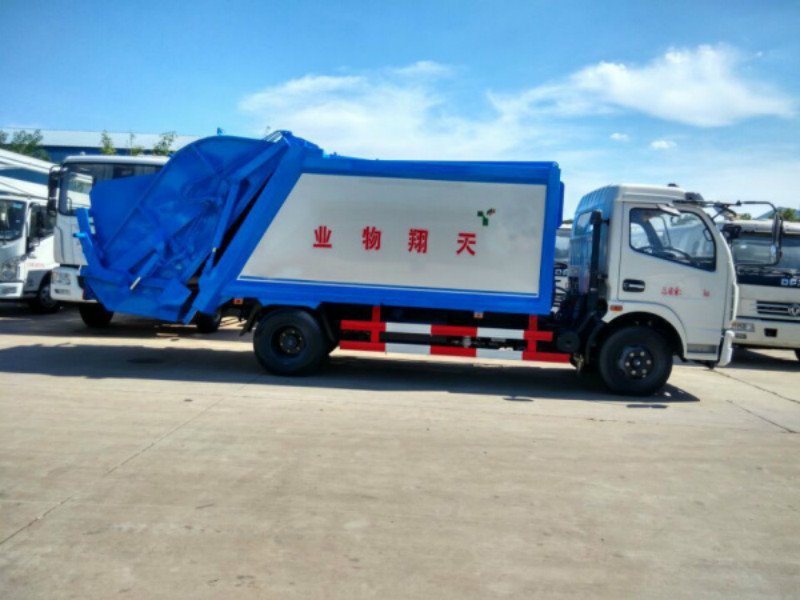 多利卡藍(lán)牌國六壓縮垃圾車315保質(zhì)車型