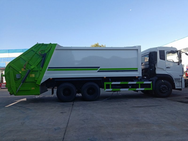 銷量好的東風天龍后雙橋壓縮垃圾車