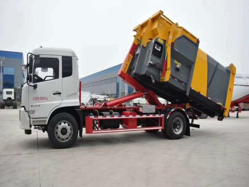 程力國六版勾臂式垃圾車東風(fēng)天錦廠家直賣
