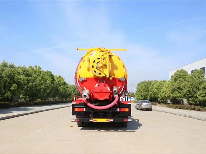 國六東風天龍21方清洗吸污車