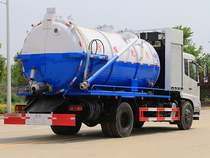 國六東風(fēng)天錦15方清洗吸污車