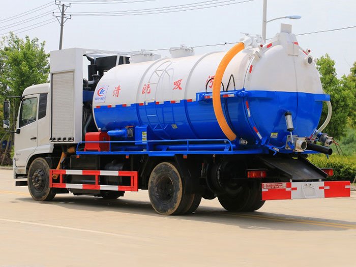 國六東風(fēng)天錦15方清洗吸污車