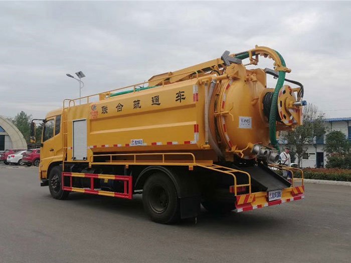 國(guó)六東風(fēng)天錦12方聯(lián)合疏通車
