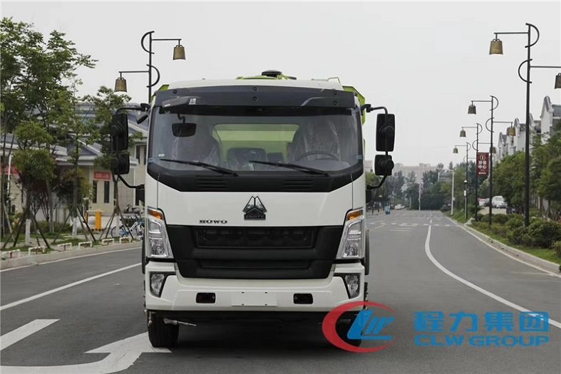 國六重汽豪沃16方洗掃車-9水/7塵