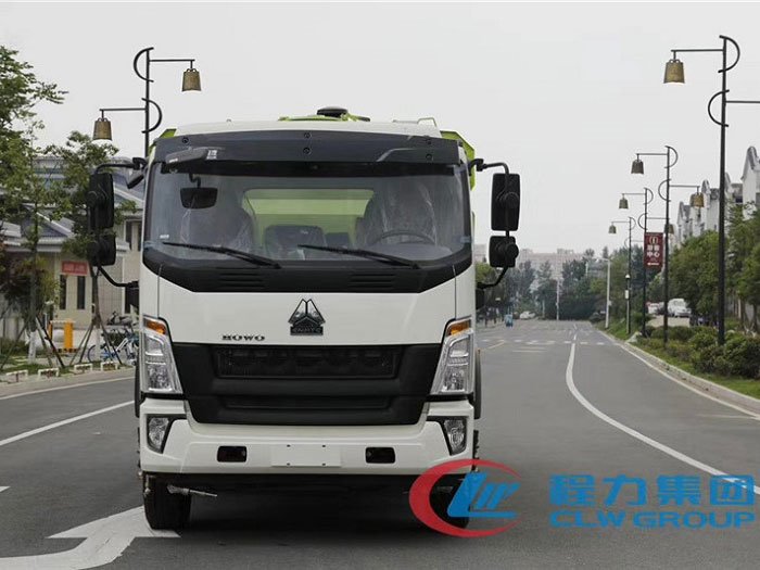 國六重汽豪沃16方洗掃車-9水/7塵
