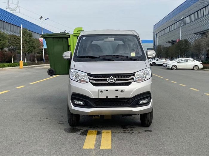 國六長安3方側(cè)裝掛桶垃圾車
