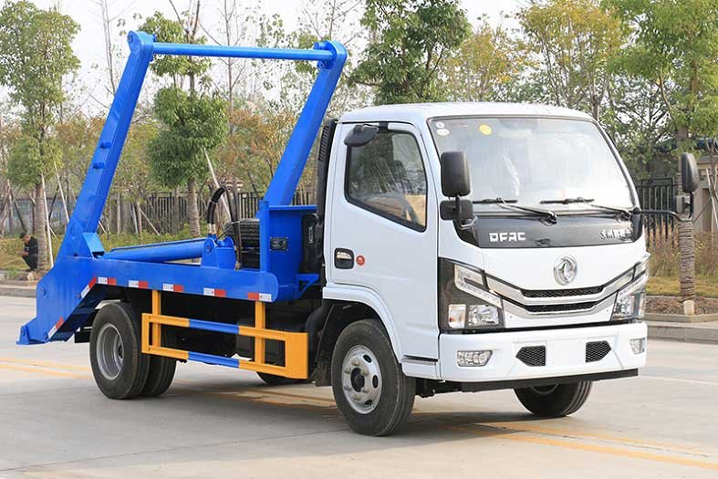 國(guó)六東風(fēng)小多利卡3-4方擺臂垃圾車