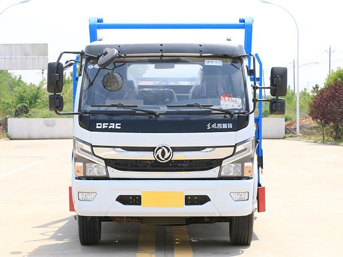 國六東風大多利卡5-6方擺臂垃圾車