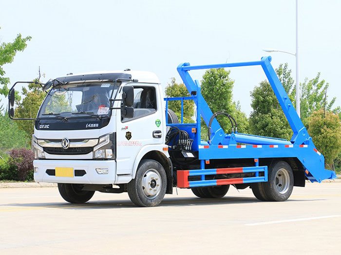國六東風大多利卡5-6方擺臂垃圾車