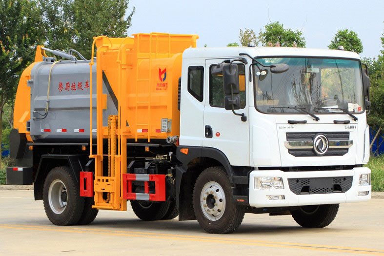 國六東風(fēng)D9多利卡9.5方餐廚廂式垃圾車