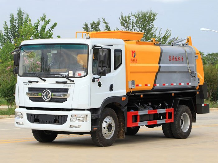 國六東風(fēng)D9多利卡9.5方餐廚廂式垃圾車