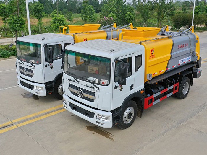 國六東風(fēng)D9多利卡9.5方餐廚廂式垃圾車