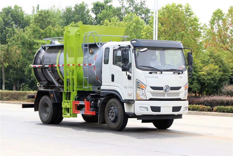 圓罐東風(fēng)專底9.5方餐廚垃圾車