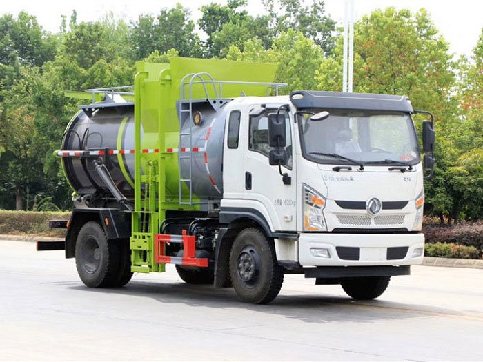 圓罐東風(fēng)專底9.5方餐廚垃圾車