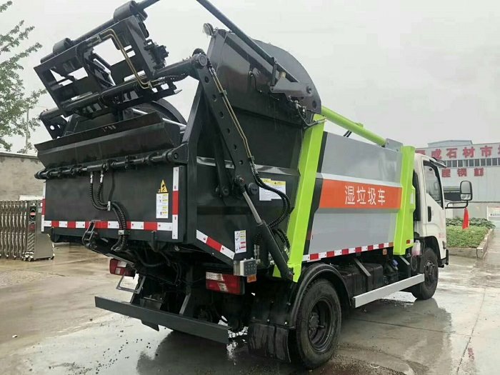 國六江鈴凱銳7方無泄漏后裝壓縮垃圾車