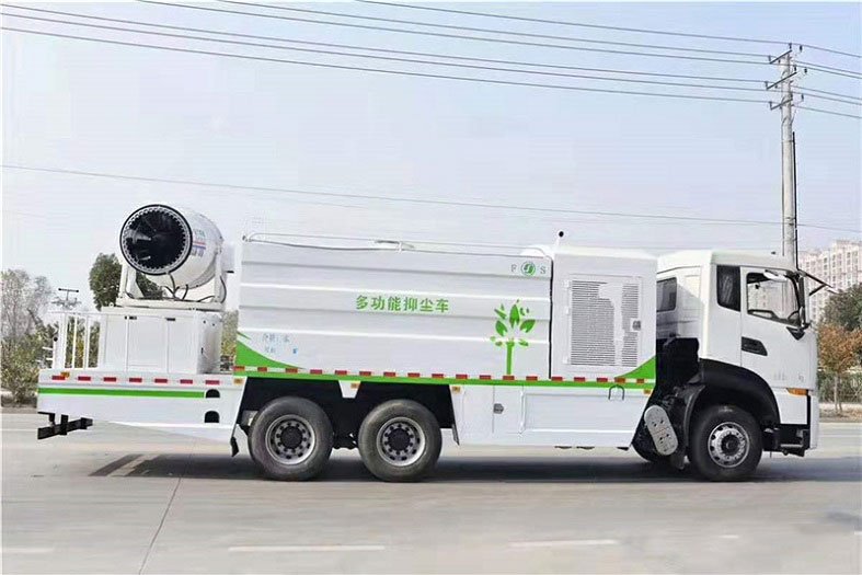 國六方罐東風天龍16噸多功能抑塵車