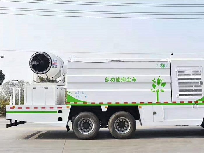 國六方罐東風天龍16噸多功能抑塵車