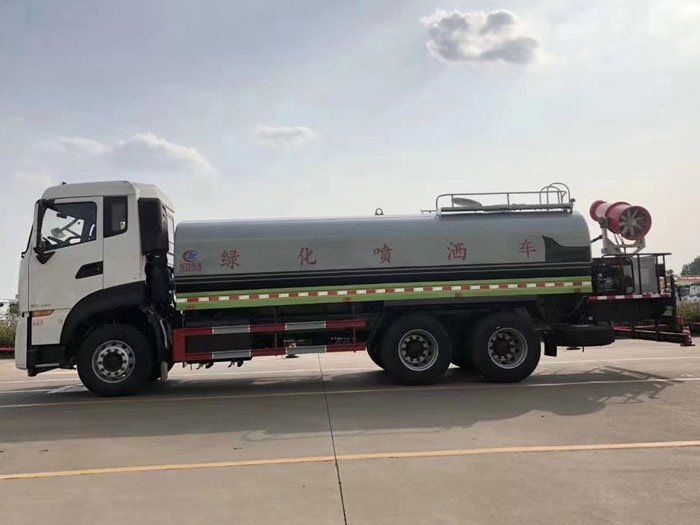 國(guó)六東風(fēng)天龍后八輪20噸噴霧車-綠化噴灑車