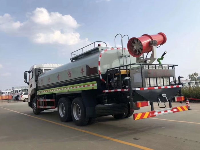 國(guó)六東風(fēng)天龍后八輪20噸噴霧車-綠化噴灑車