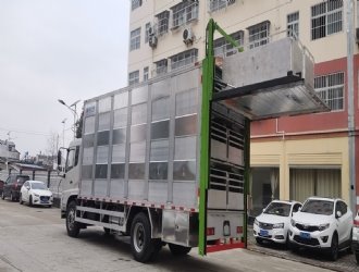 國六全鋁合金6.6米畜禽運輸車