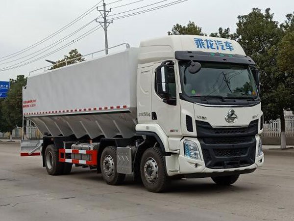 國六40方散裝飼料運(yùn)輸車
