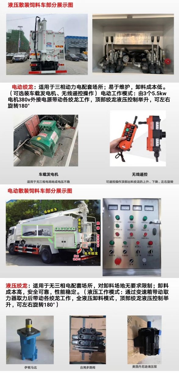國六40方散裝飼料運(yùn)輸車