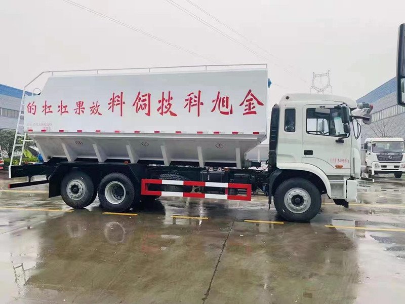國(guó)六江淮6*2鋁合金散裝飼料運(yùn)輸車