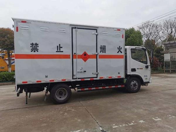 國六福田奧鈴4.1米易燃氣體廂式運輸車廠家熱銷中
